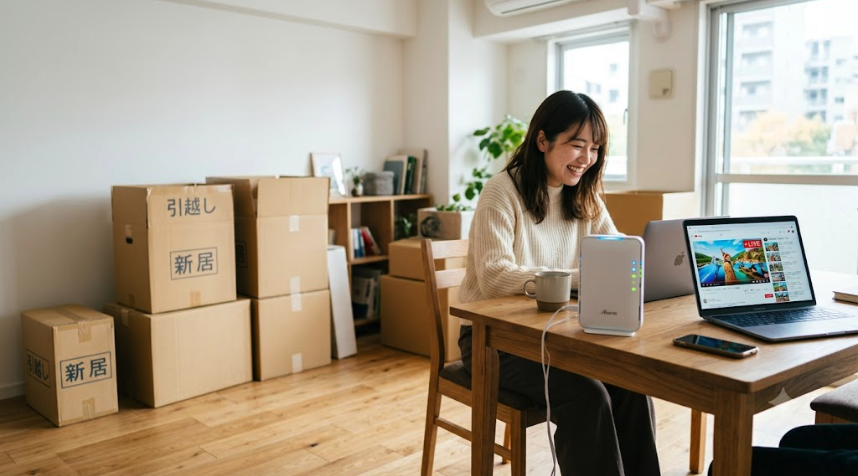 ネット回線がない！引っ越し・開通待ちを乗り切る通信手段おすすめ5選【工事不要】