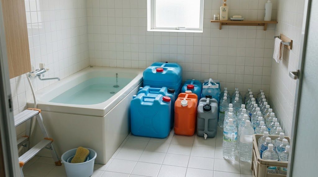 断水した時の対処ガイド【2026年】｜トイレの正解・給水の持ち物・復旧後の給湯器注意