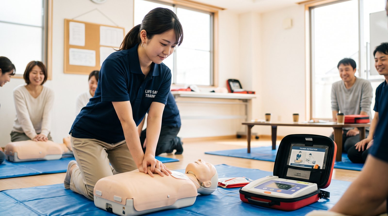 心肺蘇生（CPR）とAEDの使い方完全ガイド